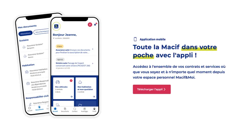 Aperçu du projet Macif